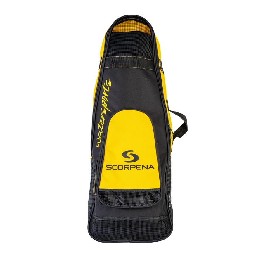 Bag for fins Scorpena Watersports, yellow / black