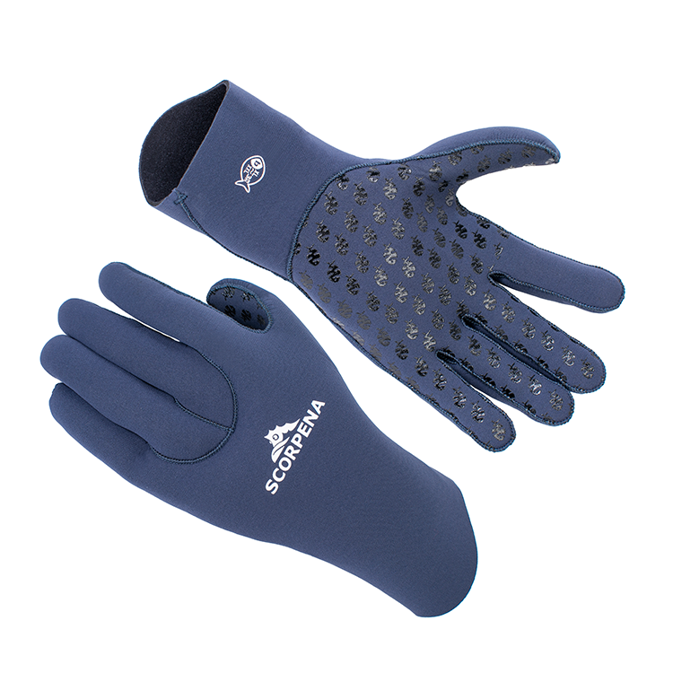 Gloves Scorpena B, 3mm, blue