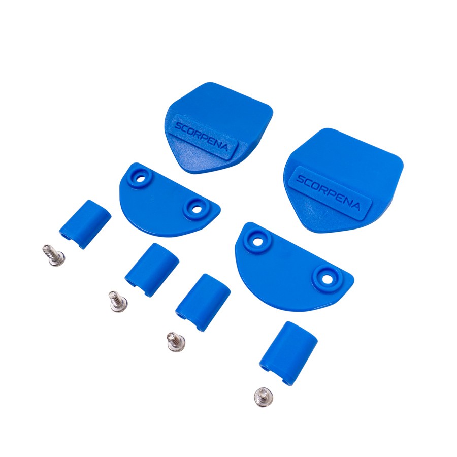 Assembling set for fins Scorpena F1, blue (pair)