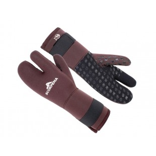Gloves Scorpena D, 8mm, brown