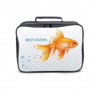 Regulator bag Best Divers, red fish